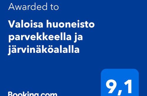 Hameenlinna Apartment | Valoisa huoneisto parvekkeella ja järvinäköalalla