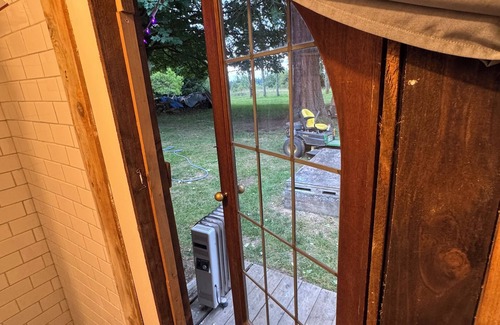Vashon Island RV Rental | Vashon Island Glamping Tent with Sea Views on 5 acres Forest & Field 1-bedroom
