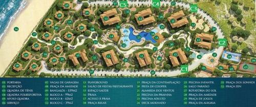 Pecém Apartment | VG Sun Cumbuco Resort a Beira Mar Nascente Sombra e Ventilação C1-207