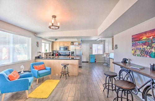South Harrison House | Vibrant, Colorful Tucson Abode w/Pool & Hot Tub