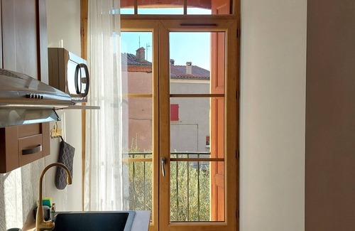 Molitg-les-Bains Apartment | Vieux Chateau Le Casteil, one bedroom apartment in a 15th century castle fort.