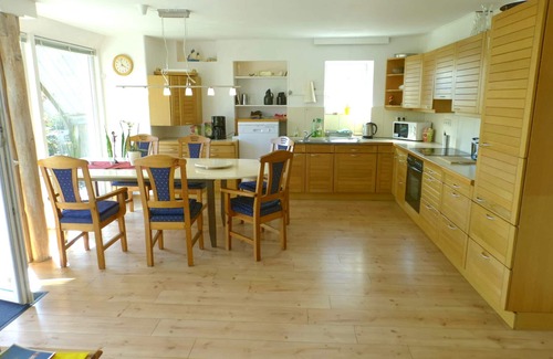 Sehestedt Apartment | View of large ships, W-Lan, garden, 3*star, handicapped accessible