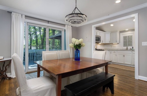 Black Mountain House | View Street Retreat | Pet Friendly, Fenced Yard, Walk to Town!