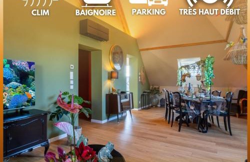 Bennwihr Apartment | Vignes & Tropiques - Terrasse - Wifi - Clim - Parking