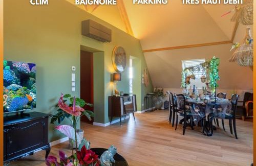 Bennwihr Apartment | Vignes & Tropiques - Terrasse - Wifi - Clim - Parking