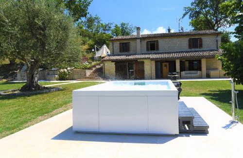 SantʼIppolito Villa | Villa Anna heated pool two outdoor jacuzzi and sauna