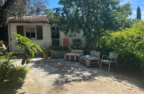Caremeau House | Villa Bohème Pierre Blanche: Oasis of Peace and Escape by the pool.