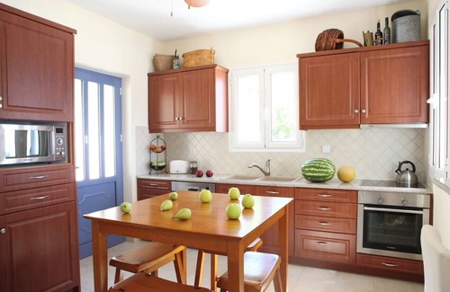Perigiali Villa | Villa Del Sol with stunning view close to Perigiali beach!