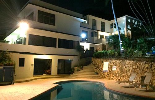 Las Playas Villa | Villa Guitarron gran terraza vista espectacular 6 huespedes piscina gigante