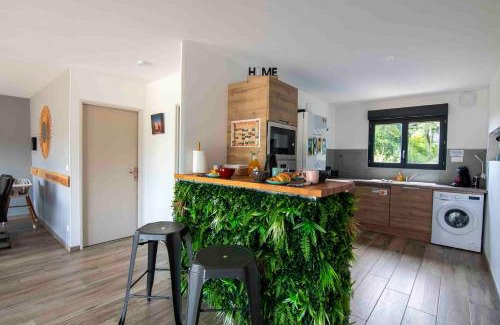 Salindres Villa | Villa indépendante gîte Mas fond des Prés