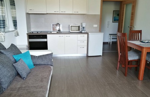 Cesarica Apartment | Villa Luce. New Spacious apartment 70 m from the sea, with sea view at Karlobag.
