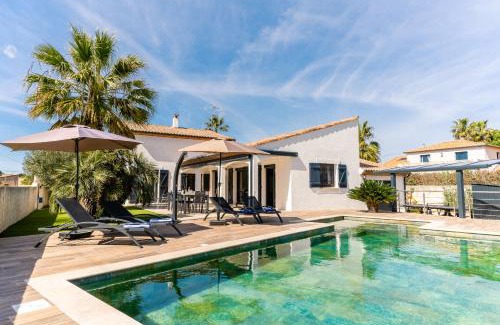 Le Grau-dʼAgde Villa | Villa Margot, magnifique piscine et plage à 500m