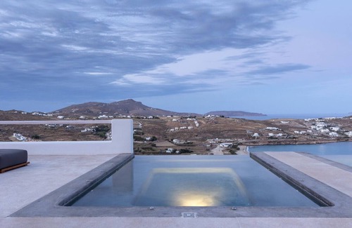 Ftelia House | Villa Maxim/Amazing sea views/large outdoor areas with 2 pools & 2hot-tubs