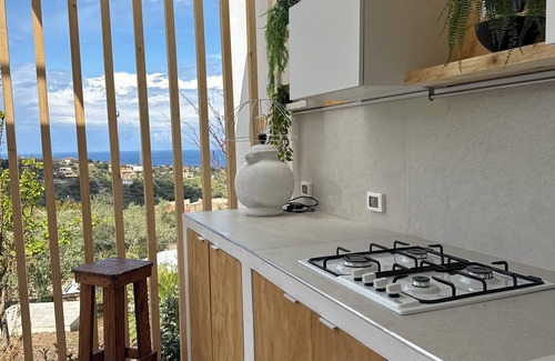 Trabia Villa | Villa Ortensia infinity pool sea view