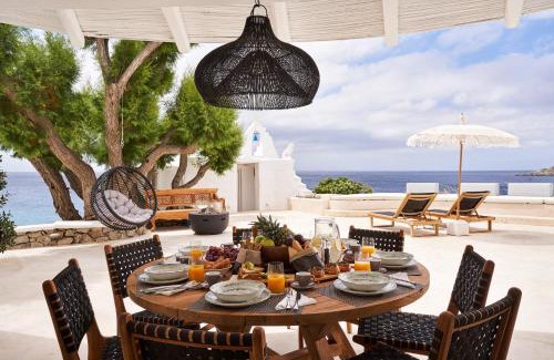 Platis Gialos Villa | Villa Santa Katerina - Sea View & Outdoor Hot Tub