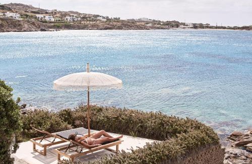 Platis Gialos Villa | Villa Santa Katerina - Sea View & Outdoor Hot Tub