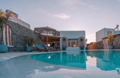 Ftelia Villa | Villa Sea Walk Mykonos 200m to ftelia beach