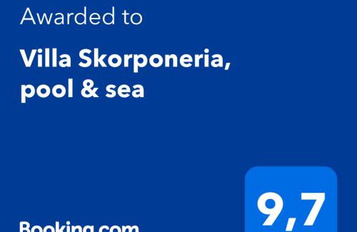 Skroponeria Villa | Villa Skorponeria, pool & sea