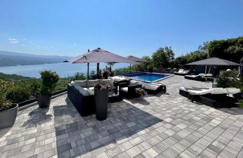 Opatija Villa | Villa White Pearl Diamond, Opatija mit Meerblick & Pool