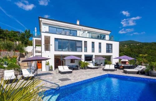 Opatija Villa | Villa White Pearl Diamond, Opatija mit Meerblick & Pool