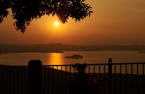 Montefiascone Villa | Villa with enchanting view of the lake, private swimming pool and whirlpool