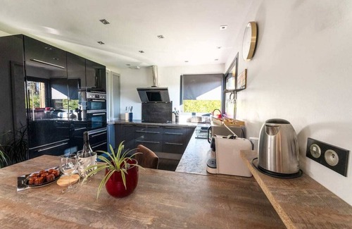 Saumos Villa | Villa with pool located near ocean and lake