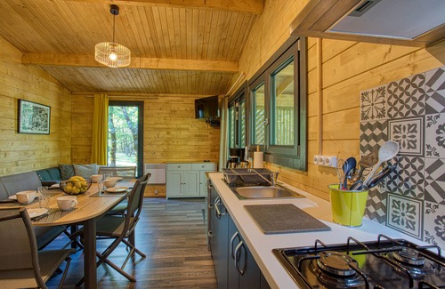 Orliaguet Ski Chalet | Village de gîtes La Truffière: Chalets in the heart of nature with heated swimming pool