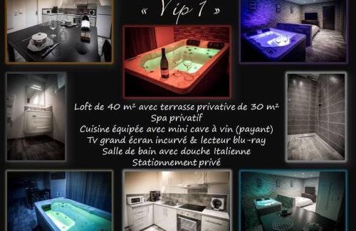 Fauverney Apartment | VIP 1 Loft avec spa privatif à 10 min de Dijon