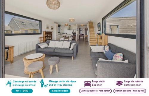 Plovan House | Vue mer - maison pour 5 adultes et 2 enfants