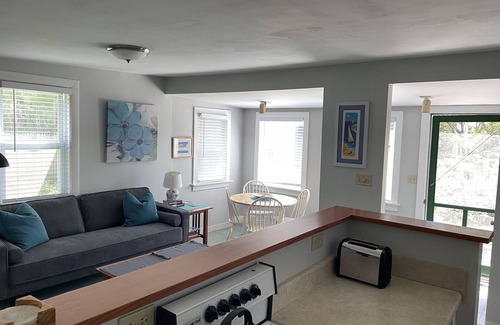 Newport East Cottage | Walk to Beach from sweet garden cottage. Monthly rate!