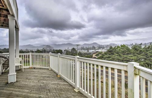 Pacific City House | Walk to Beach Pacific City Home with Bay Views!