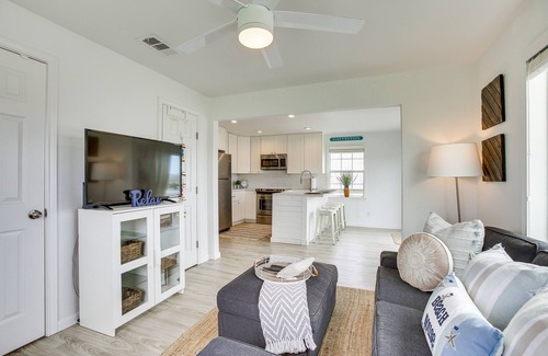 Terramar Beach House | Walk to Beach: Updated Home w/Deck in Galveston!