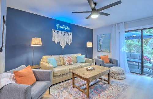 Folly Field House | Walk to Beach Pet Friendly BBQ Grill
