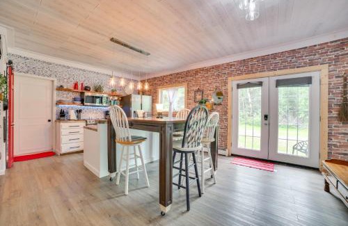 Onaway House | Walk to Black River Secluded Cabin in Onaway