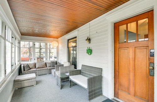 Clayton Apartment | Walk to Downtown - Home with Porch in Clayton!