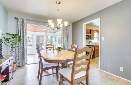 Menasha House | Walk to Lake: Family Getaway w/Yard in Menasha!