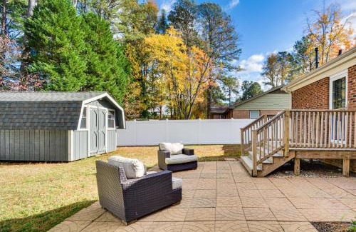 Cary House | Walk to Parks and Town Square Cary Home with Yard!