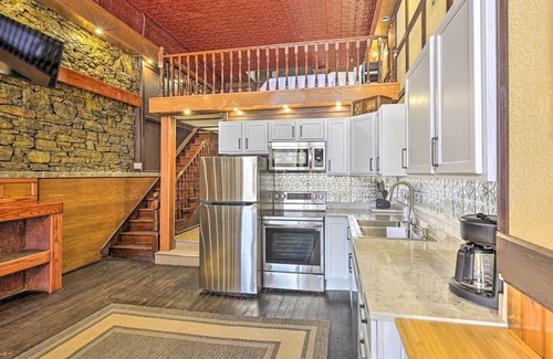 Lansing Apartment | Walk to River: Unique Studio in Renovated Bar!