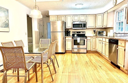 Village of East Hampton House | Walk to Village, Bike to Ocean, Relax in Solar Heated Pool