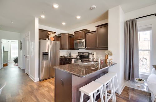 Central Business District Condo | Walkable Lynchburg Condo w/Private Balcony