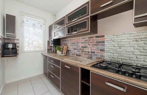 West Pomeranian Voivodeship Apartment | Waska Bright Apartment with Balcony
