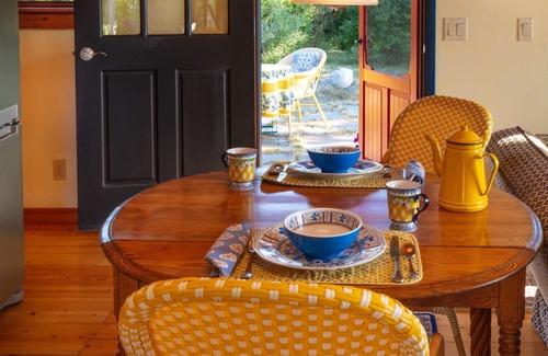 Friday Harbor Cottage | WATER VIEWS of Puget Sound and the Olympic Mountains in a Garden Setting