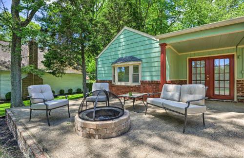 Annapolis House | Waterfront Annapolis Home Fire Pit and Fishing Pier