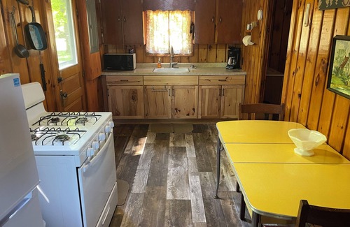 Munising Cabin | Waterfront cabin located 15 mi from Pictured Rocks and 10 mi from Munising.