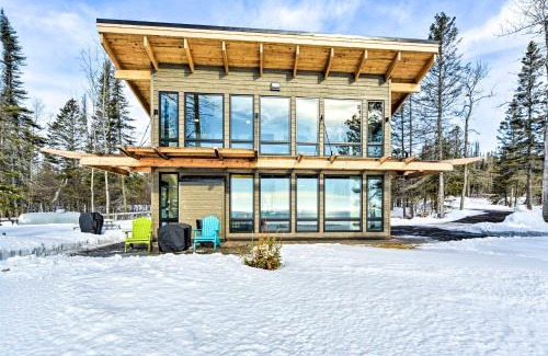 Two Harbors House | Waterfront Cabin on Lake Superior with Fire Pit