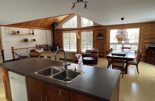 Duhamel Ski Chalet | Waterfront Chalet Oasis perfect for a quiet summer or winter getaway