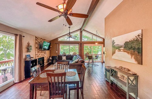 Moneta House | Waterfront Cottage on Quiet Cove!Game Room! Fire Pit! Pet Friendly!