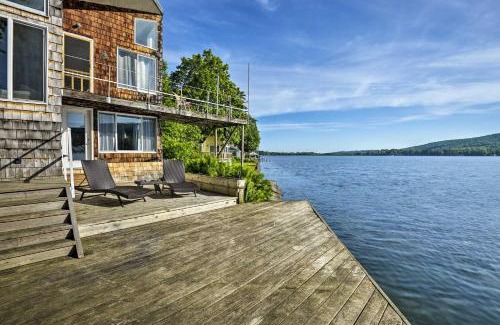 De Ruyter House | Waterfront DeRuyter Home with Private Dock!