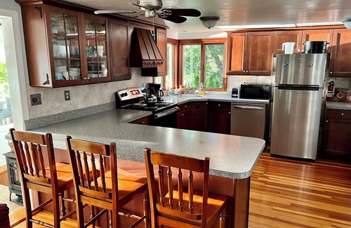 Ponds of Plymouth House | Waterfront home on pristine lake w/large deck above water, 5 min from Cape Cod