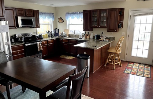 Mount Holly House | Waterfront home, private dock, great views